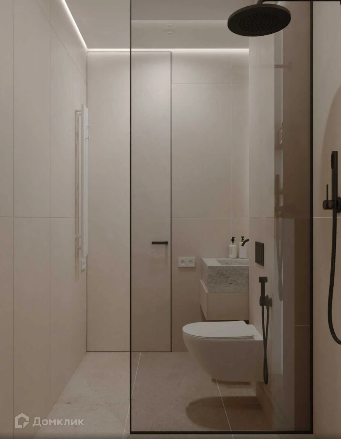 Планировка 2-комнатной квартиры 62.2 м² в ЖК Движение61, г. Ростов-на-Дону — фото 10