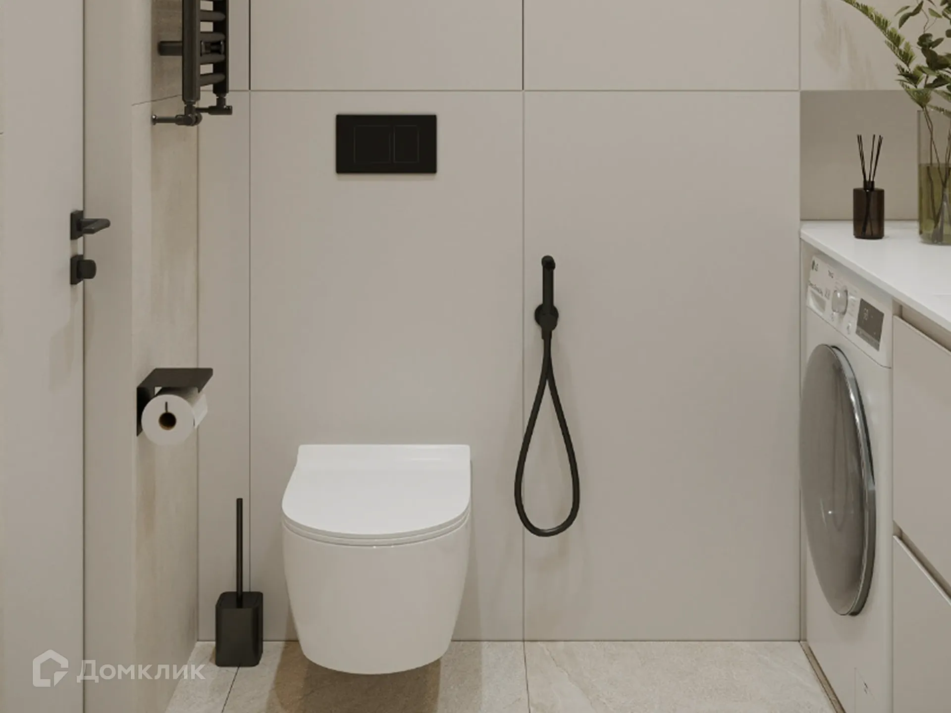 Планировка 2-комнатной квартиры 62.4 м² в ЖК Движение61, г. Ростов-на-Дону — фото 8