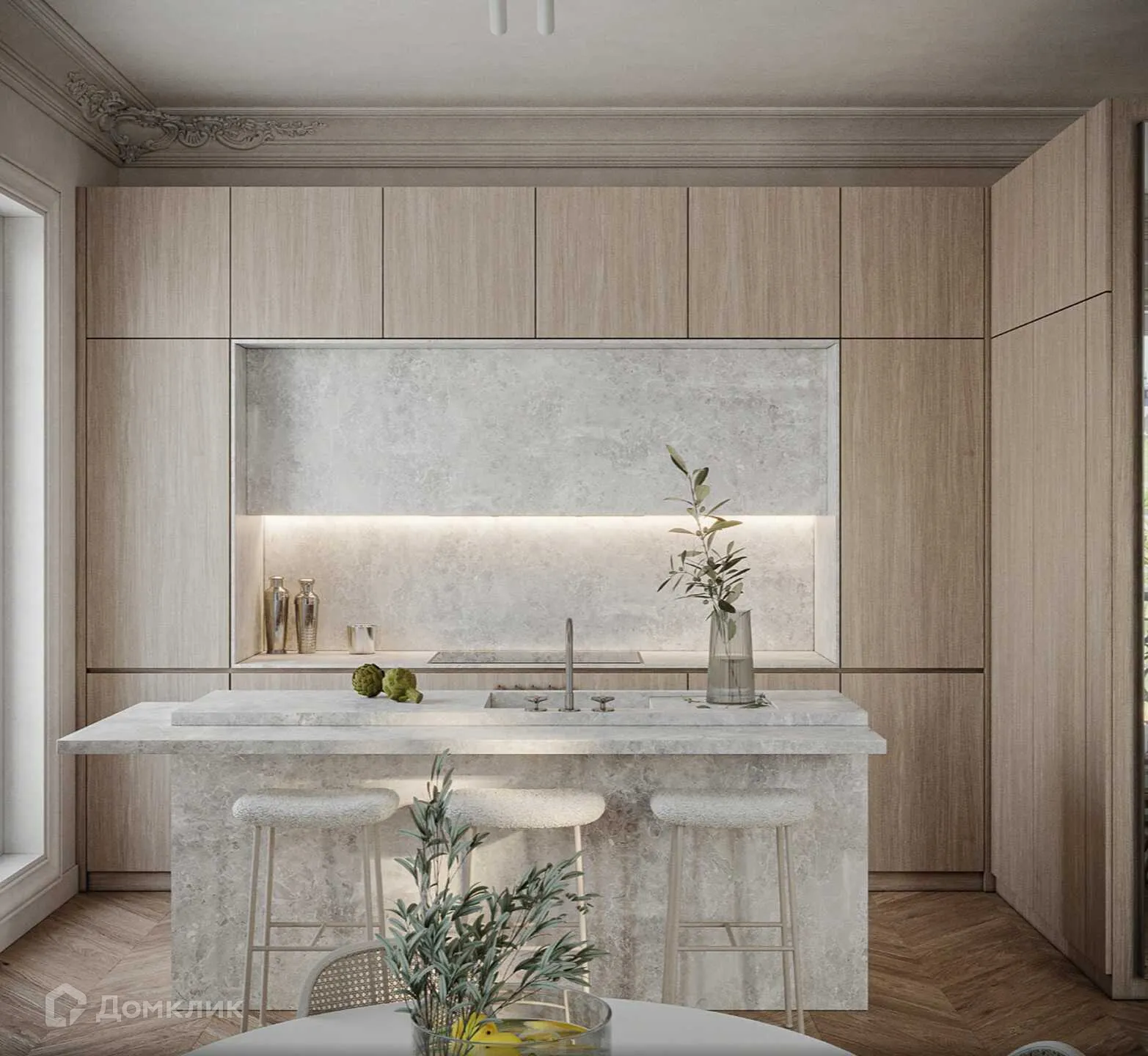 Планировка 3-комнатной квартиры 81.8 м² в ЖК Движение61, г. Ростов-на-Дону — фото 3