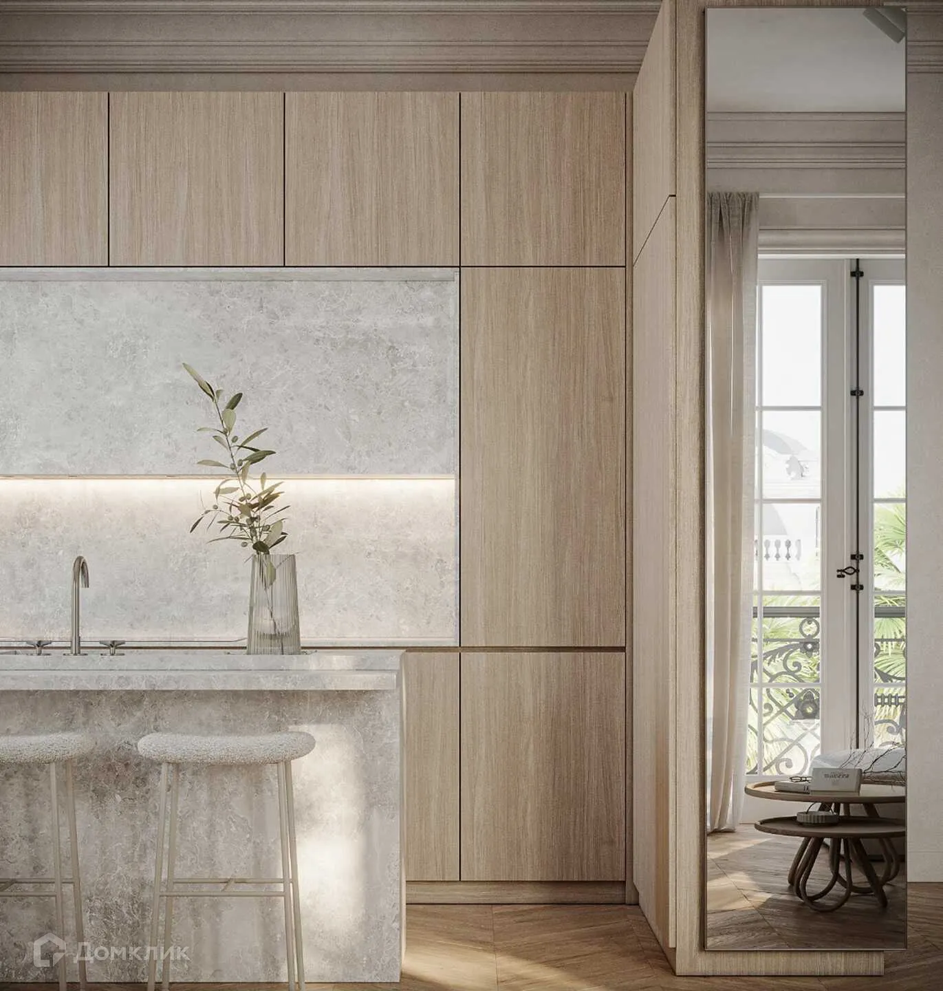 Планировка 3-комнатной квартиры 81.8 м² в ЖК Движение61, г. Ростов-на-Дону — фото 10