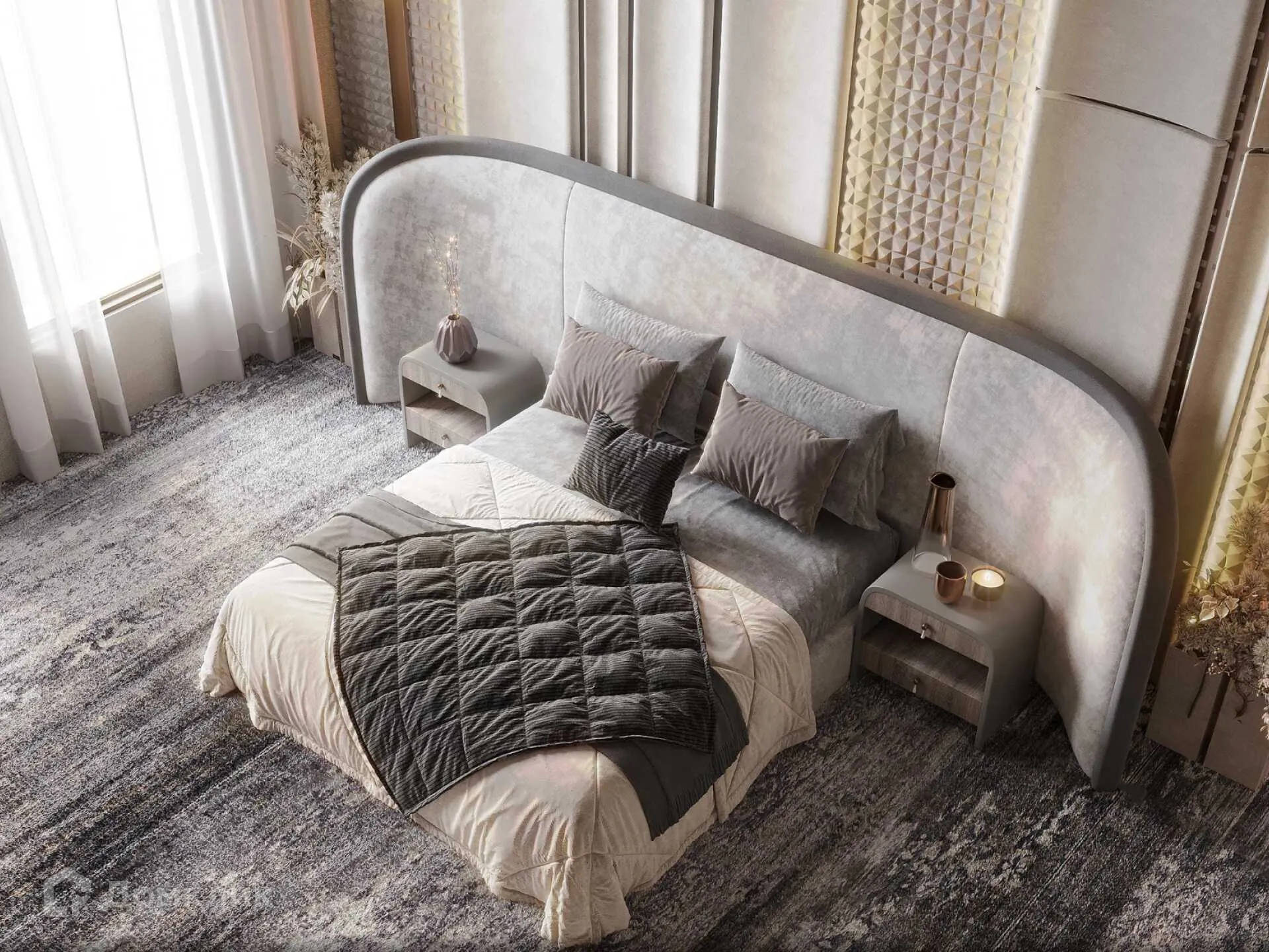 Планировка 3-комнатной квартиры 83 м² в ЖК Движение61, г. Ростов-на-Дону — фото 3