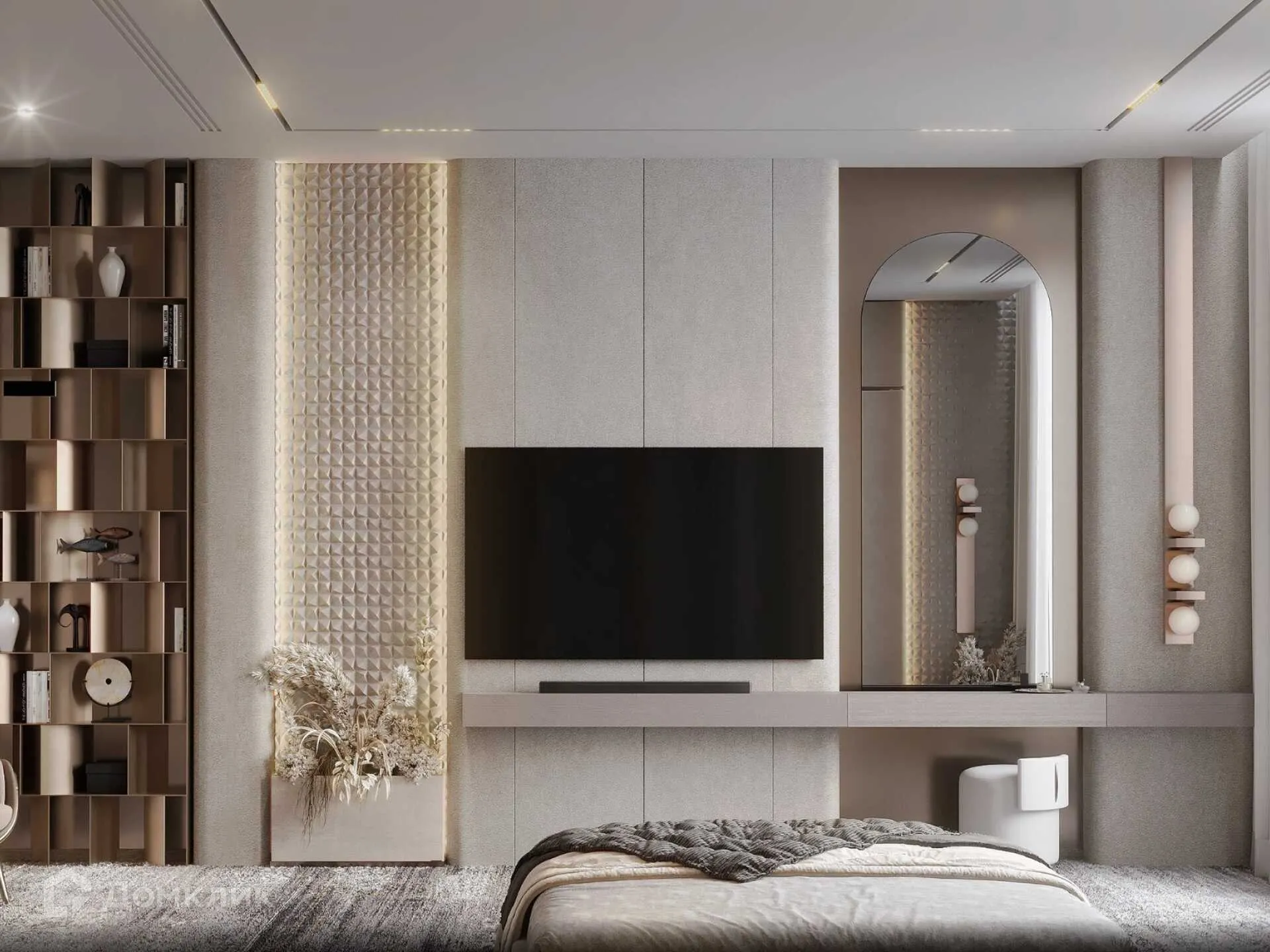 Планировка 3-комнатной квартиры 83 м² в ЖК Движение61, г. Ростов-на-Дону — фото 4