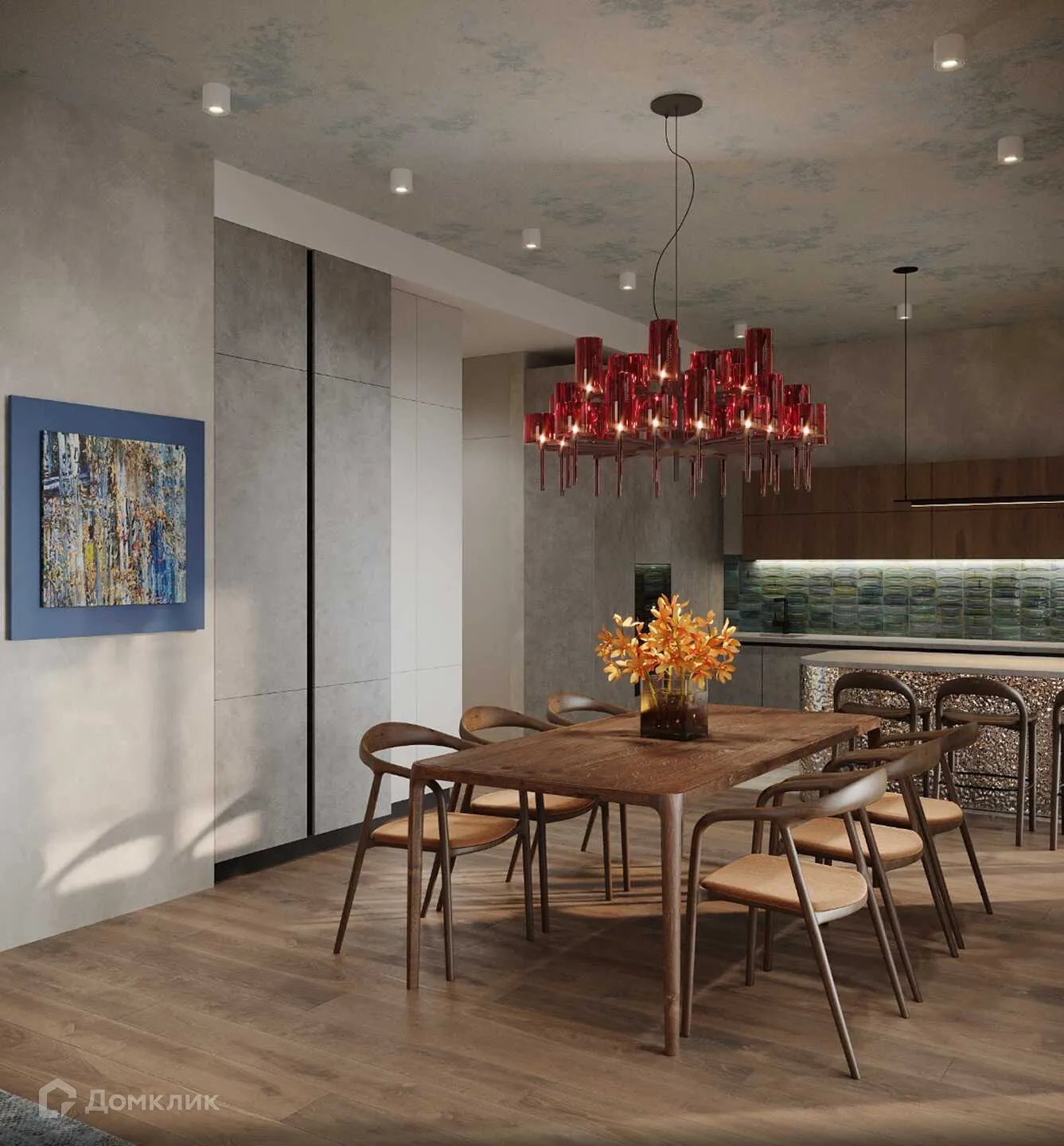 Планировка 3-комнатной квартиры 83 м² в ЖК Движение61, г. Ростов-на-Дону — фото 10