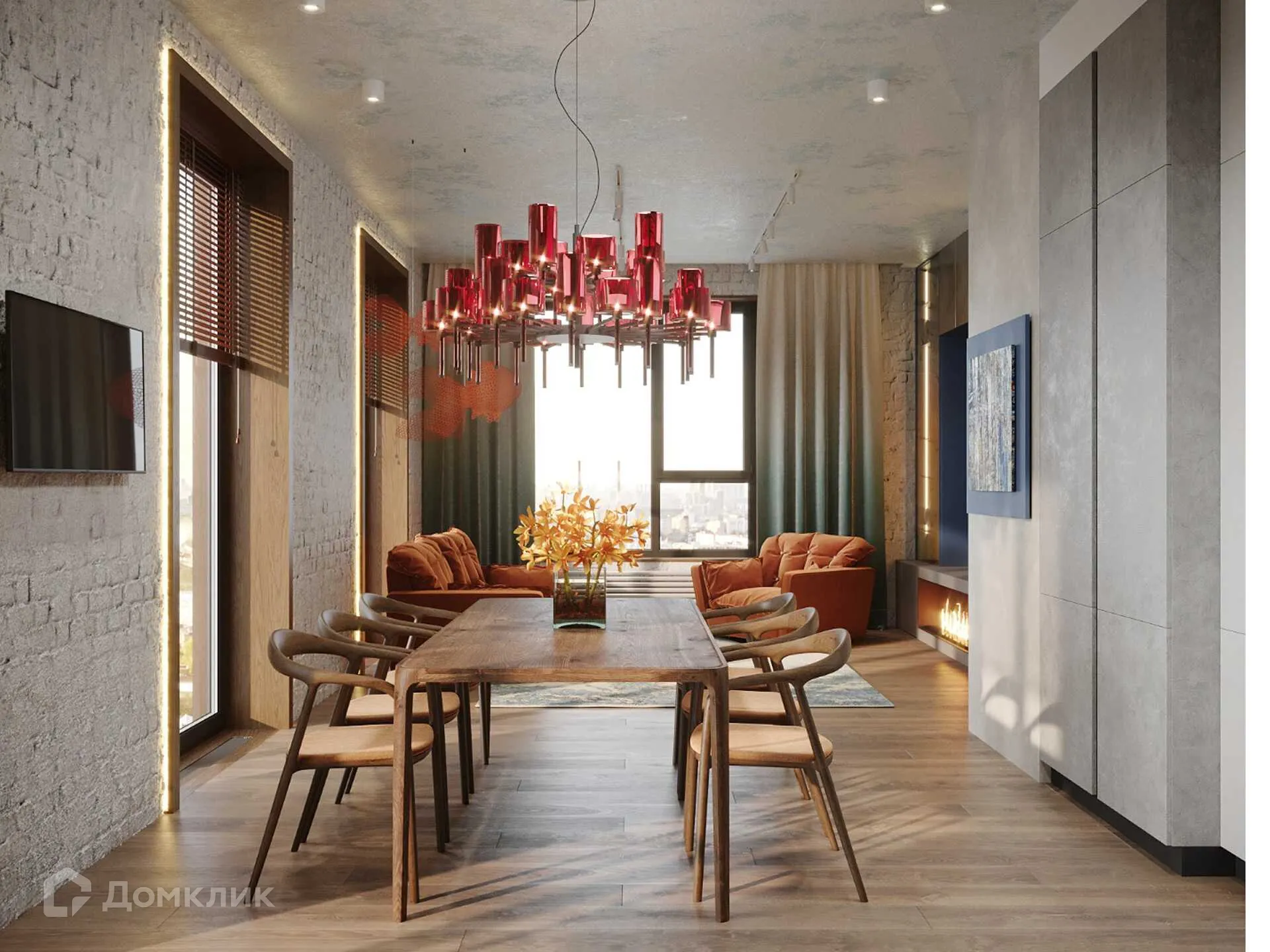 Планировка 3-комнатной квартиры 83 м² в ЖК Движение61, г. Ростов-на-Дону — фото 11