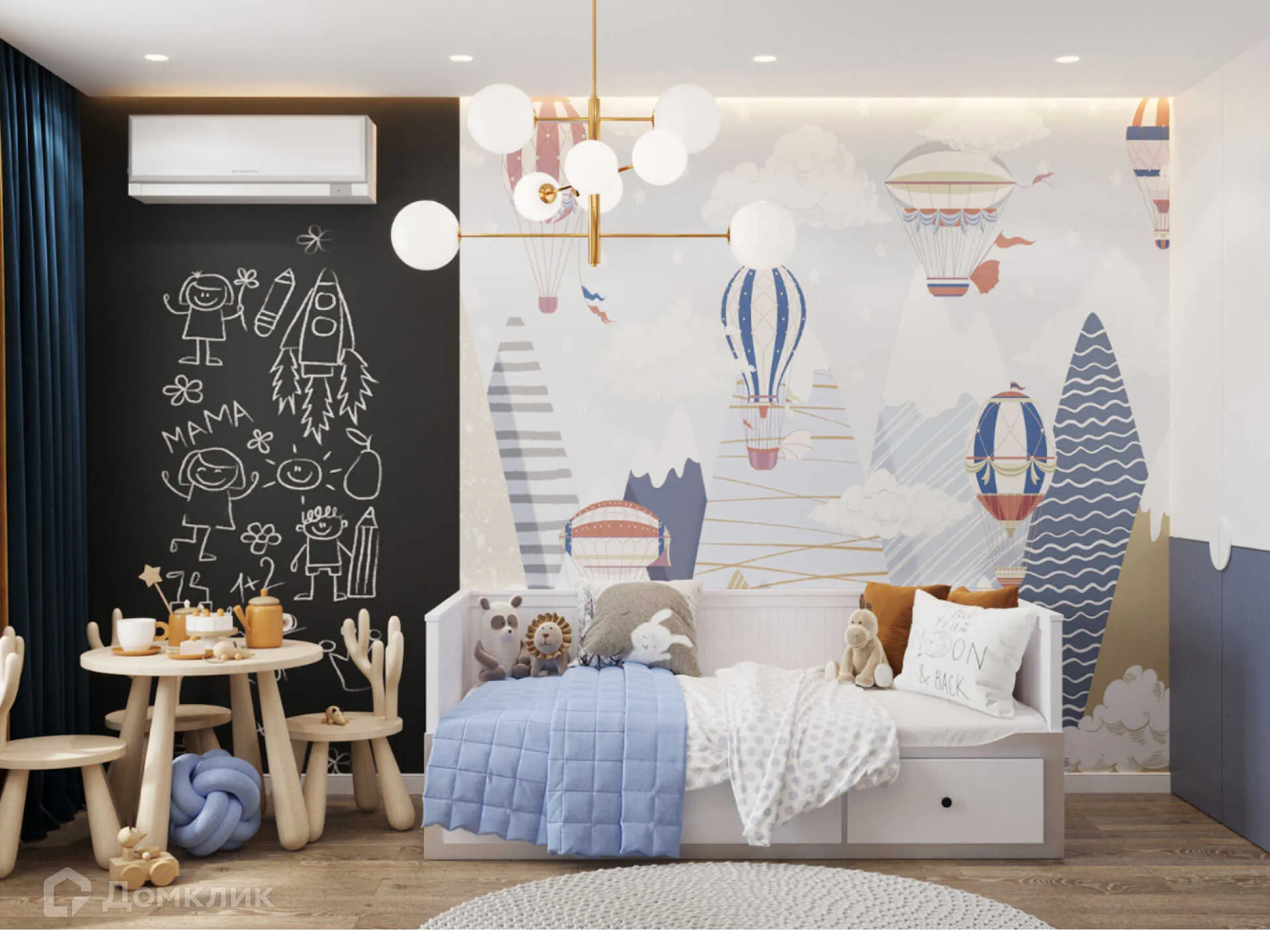 Планировка 3-комнатной квартиры 82.6 м² в ЖК Движение61, г. Ростов-на-Дону — фото 3