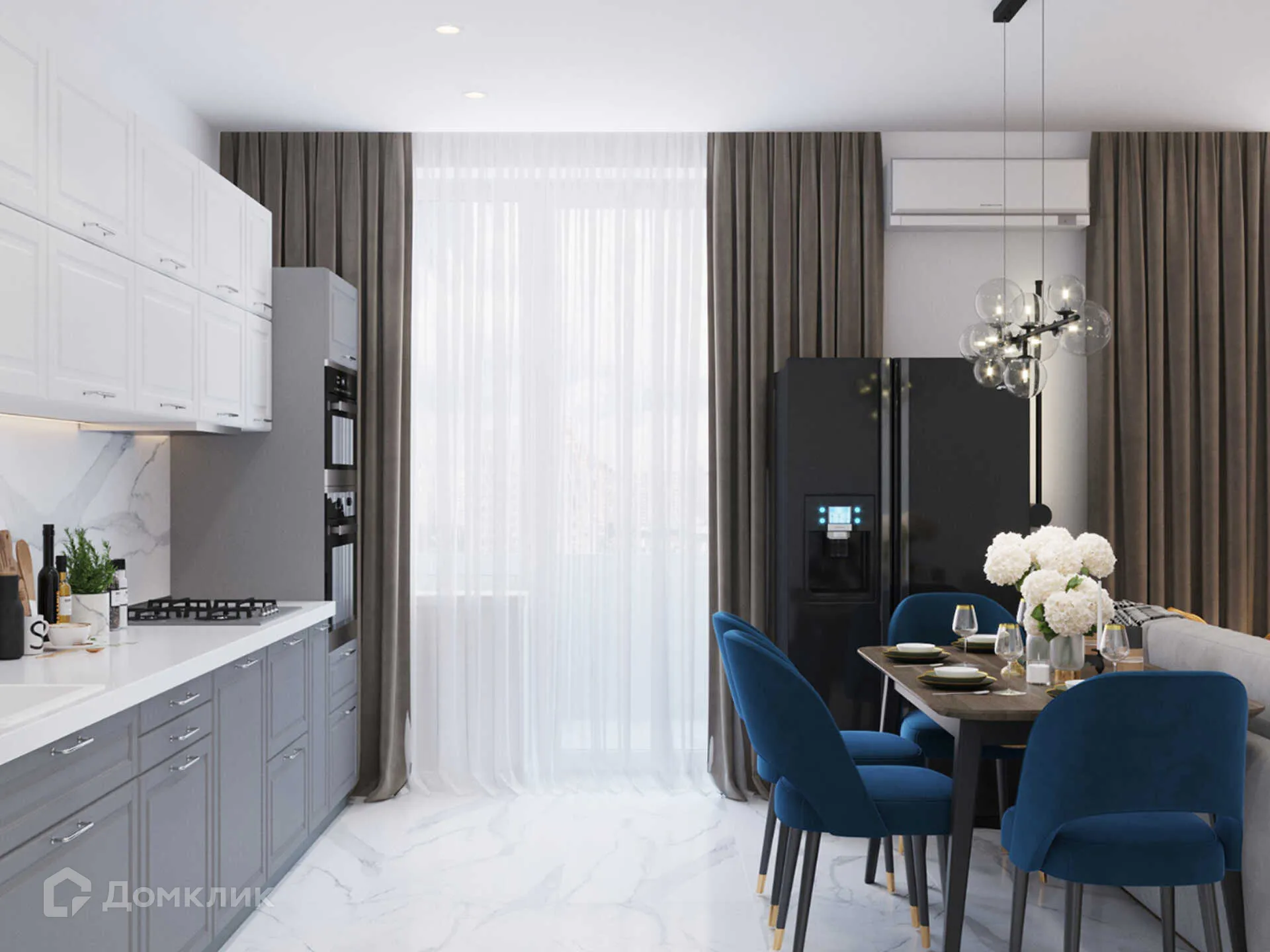 Планировка 3-комнатной квартиры 82.6 м² в ЖК Движение61, г. Ростов-на-Дону — фото 10