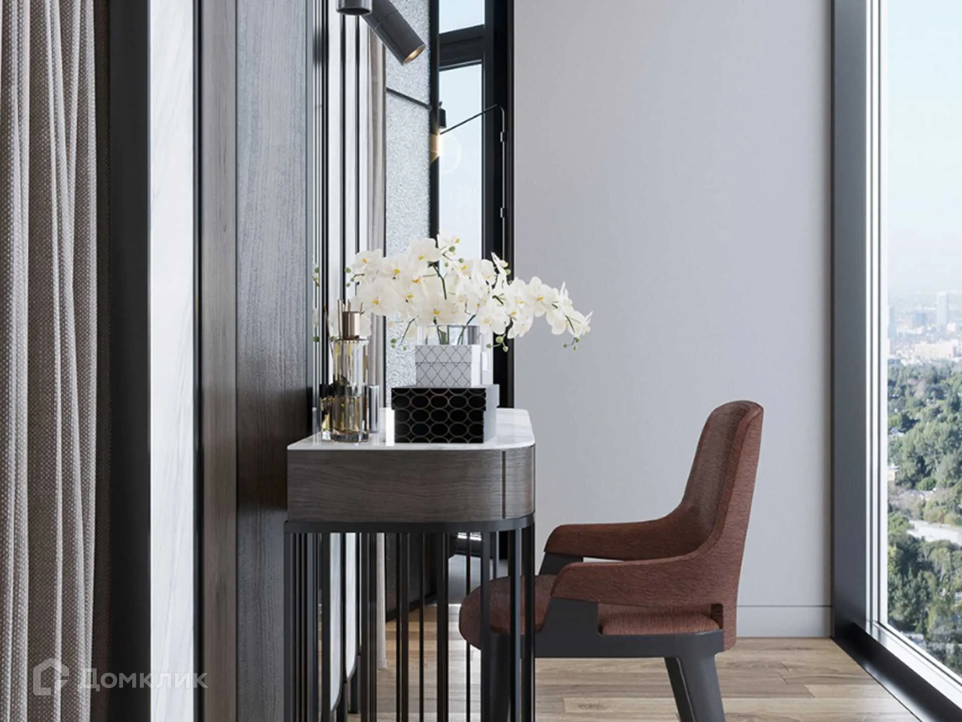 Планировка 1-комнатной квартиры 35.9 м² в ЖК Движение61, г. Ростов-на-Дону — фото 2