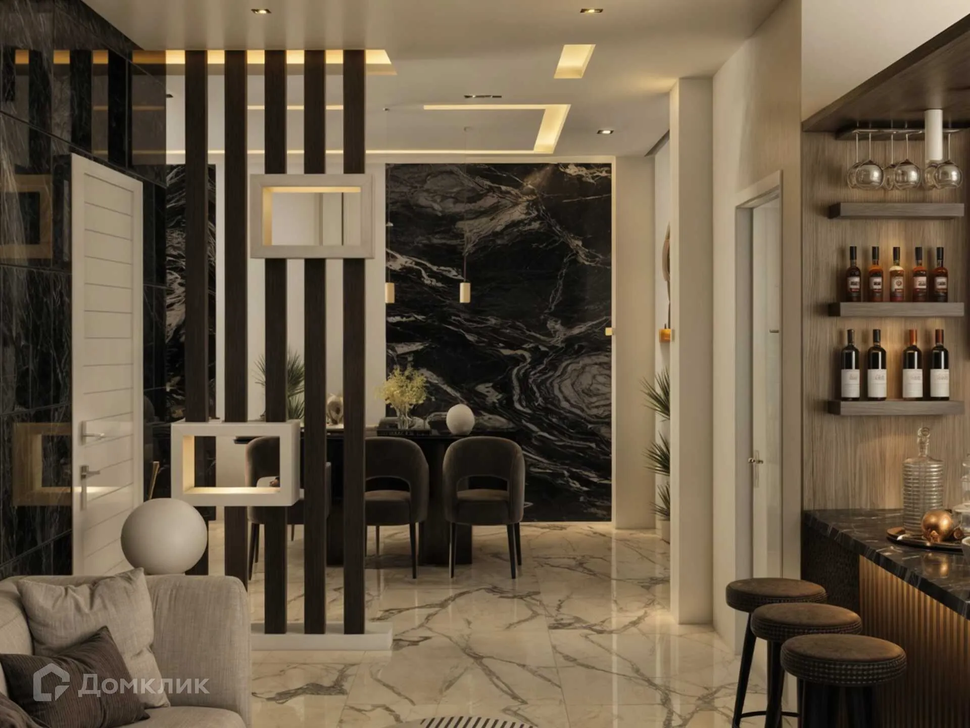 Планировка 1-комнатной квартиры 33.5 м² в ЖК Движение61, г. Ростов-на-Дону — фото 7