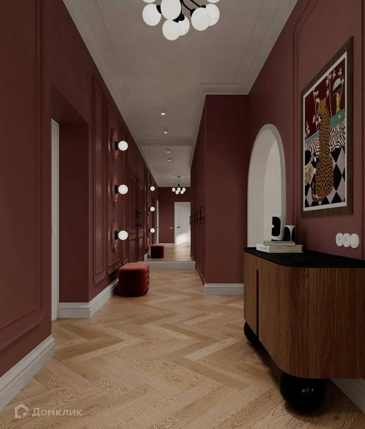 Планировка 2-комнатной квартиры 62.3 м² в ЖК Движение61, г. Ростов-на-Дону — фото 5