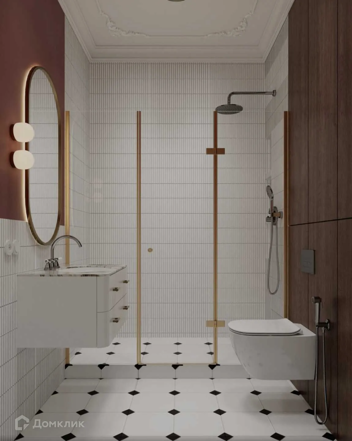 Планировка 2-комнатной квартиры 62.3 м² в ЖК Движение61, г. Ростов-на-Дону — фото 11