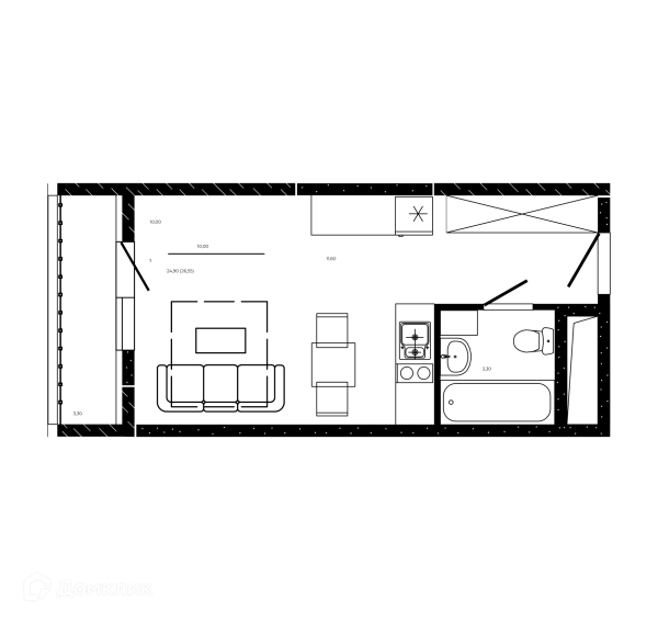 Квартира в ЖК ПРИТЯЖЕНИЕ