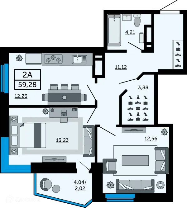 Квартира в ЖК "Донской Арбат"