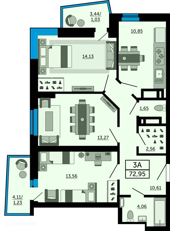 Квартира в ЖК "Донской Арбат"