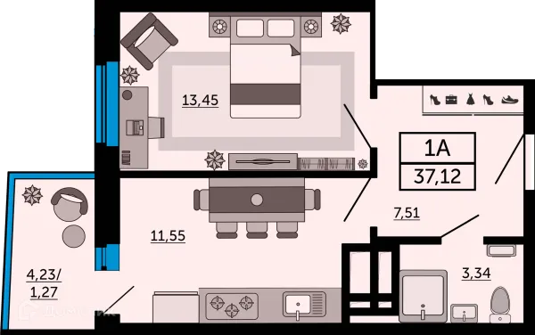 Квартира в ЖК "Донской Арбат"