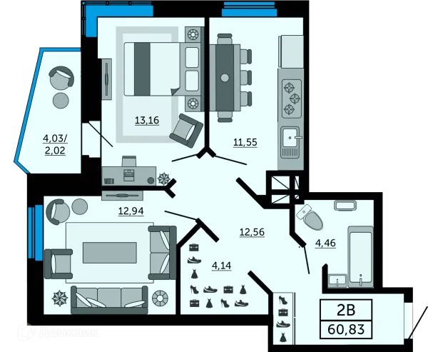 Квартира в ЖК "Донской Арбат"