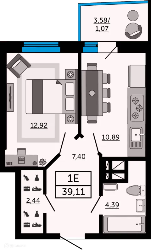 Квартира в ЖК "Донской Арбат"