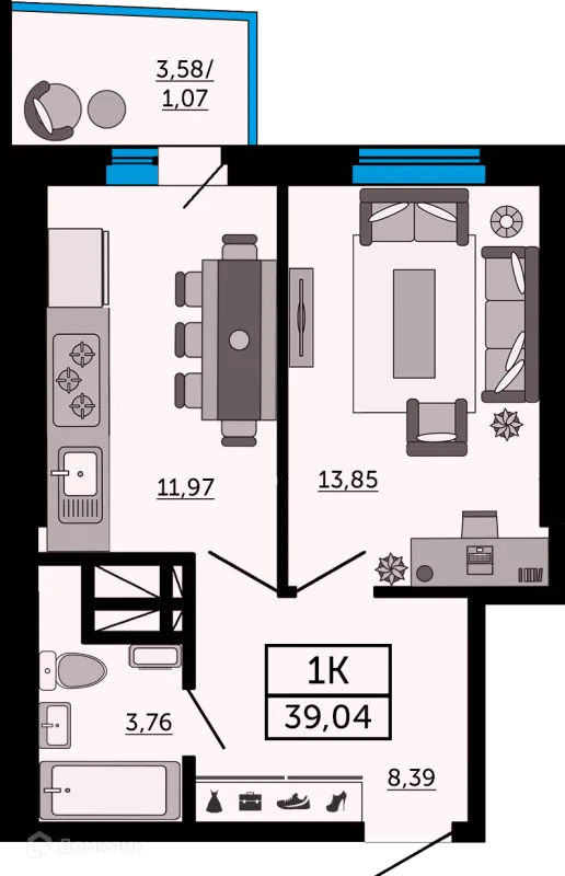 Квартира в ЖК "Донской Арбат"
