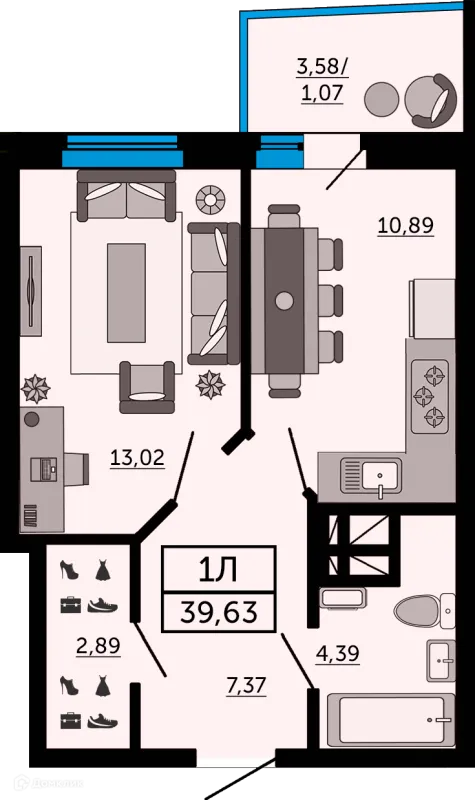 Квартира в ЖК "Донской Арбат"