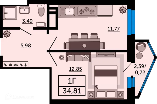 Квартира в ЖК Royal Towers (Роял Тауэрс)
