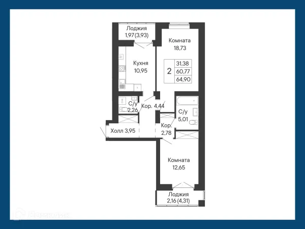 Квартира в ЖК Курортный квартал Ривьера