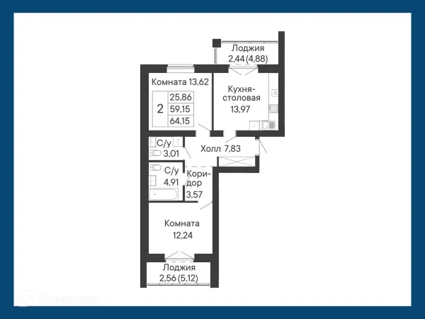 Квартира в ЖК Курортный квартал Ривьера