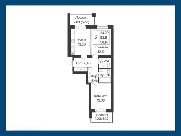 Квартира в ЖК Курортный квартал Ривьера