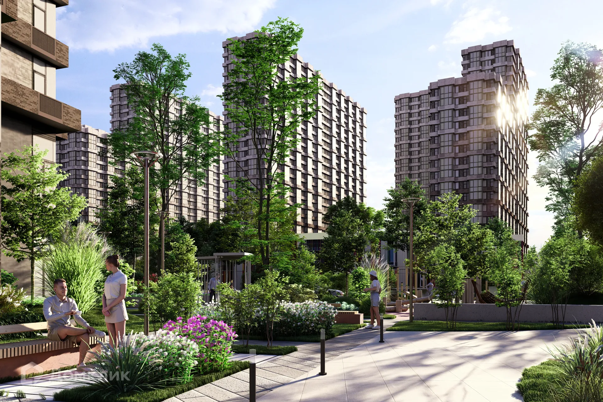 Планировка 1-комнатной квартиры 37.8 м² в ЖК Botanika (Ботаника), г. Ростов-на-Дону — фото 14