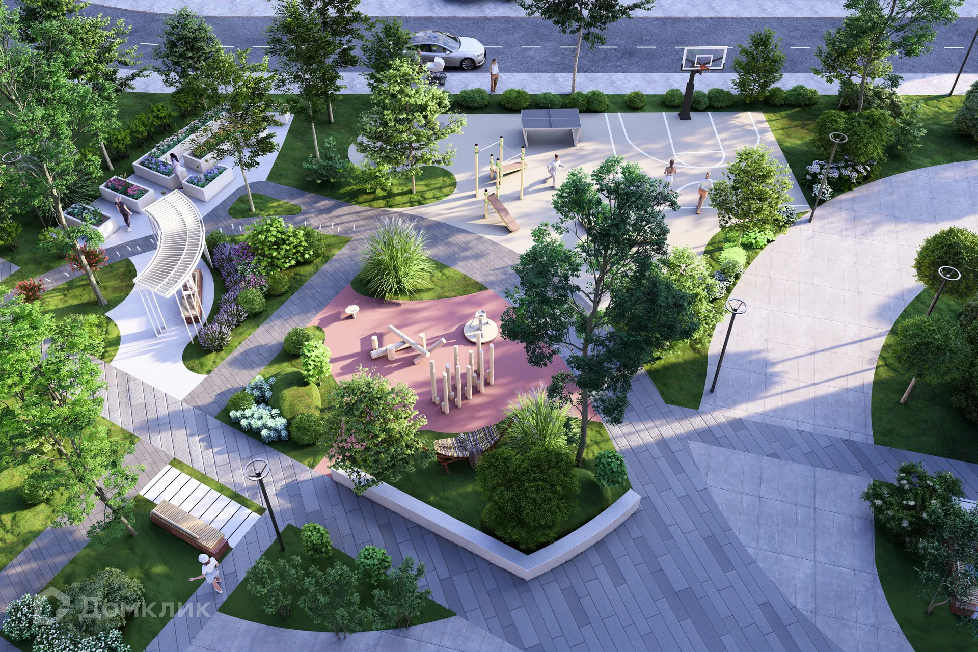 Планировка 2-комнатной квартиры 51.9 м² в ЖК Botanika (Ботаника), г. Ростов-на-Дону — фото 15