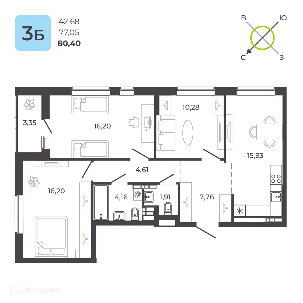 Фото квартиры в ЖК 12 квартал