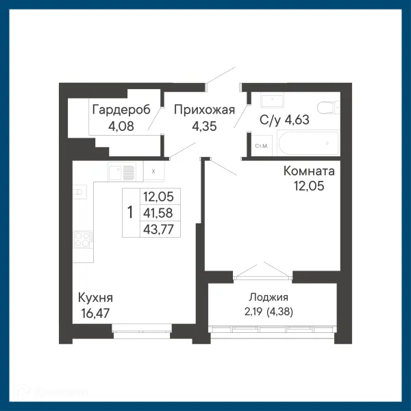 Квартира в ЖК Курортный квартал Ривьера