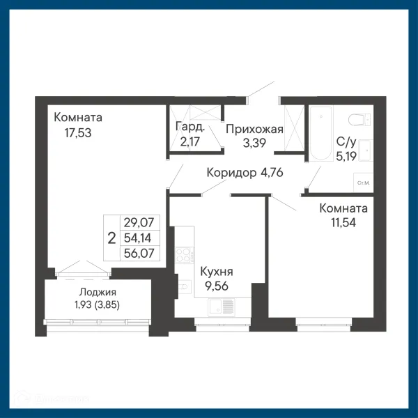 Квартира в ЖК Курортный квартал Ривьера