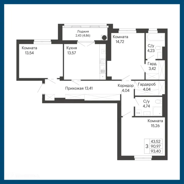 Квартира в ЖК Курортный квартал Ривьера