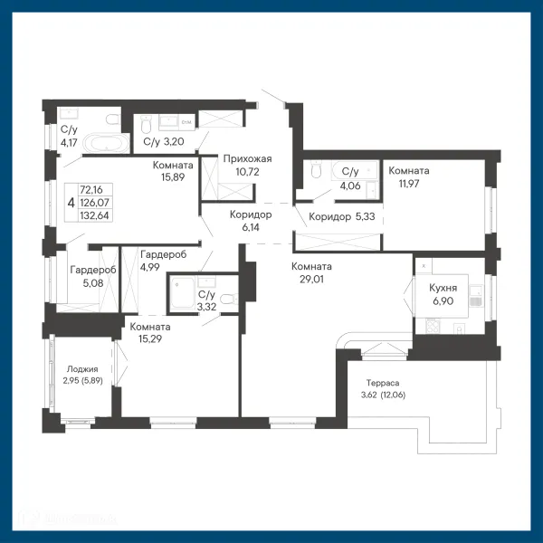Квартира в ЖК Курортный квартал Ривьера
