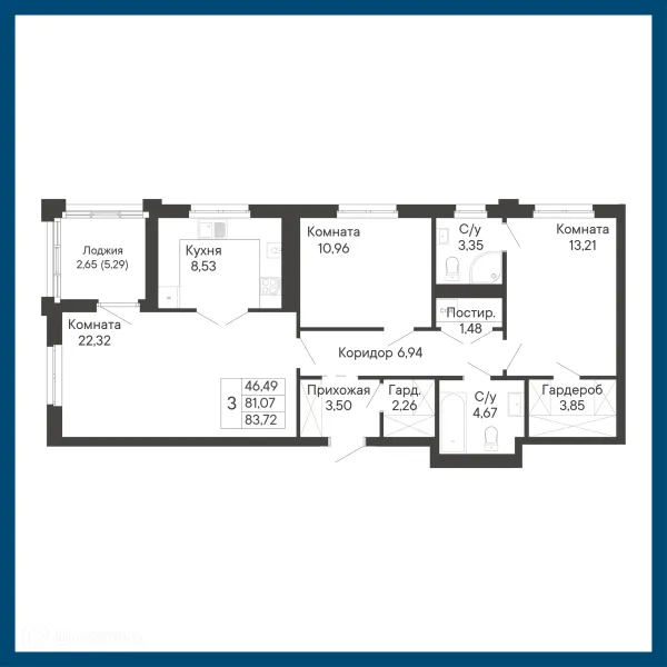 Квартира в ЖК Курортный квартал Ривьера