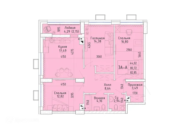 Квартира в ЖК Орион