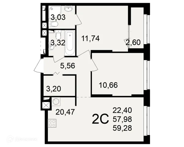 Квартира в ЖК"Новое измерение"