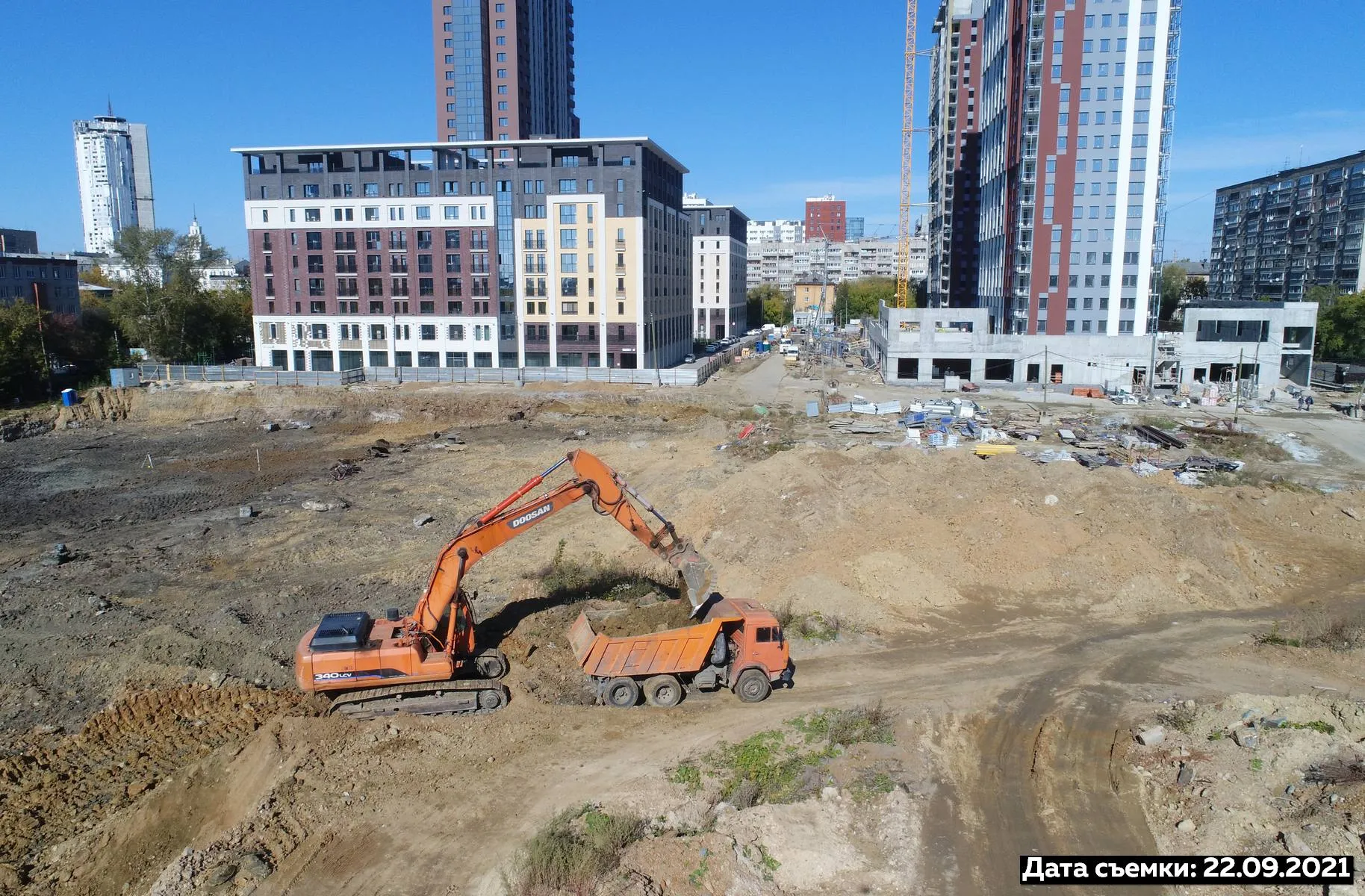 ЖК Екатерининский парк ход строительства