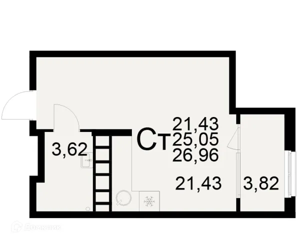 Квартира в ЖК Радости жизни