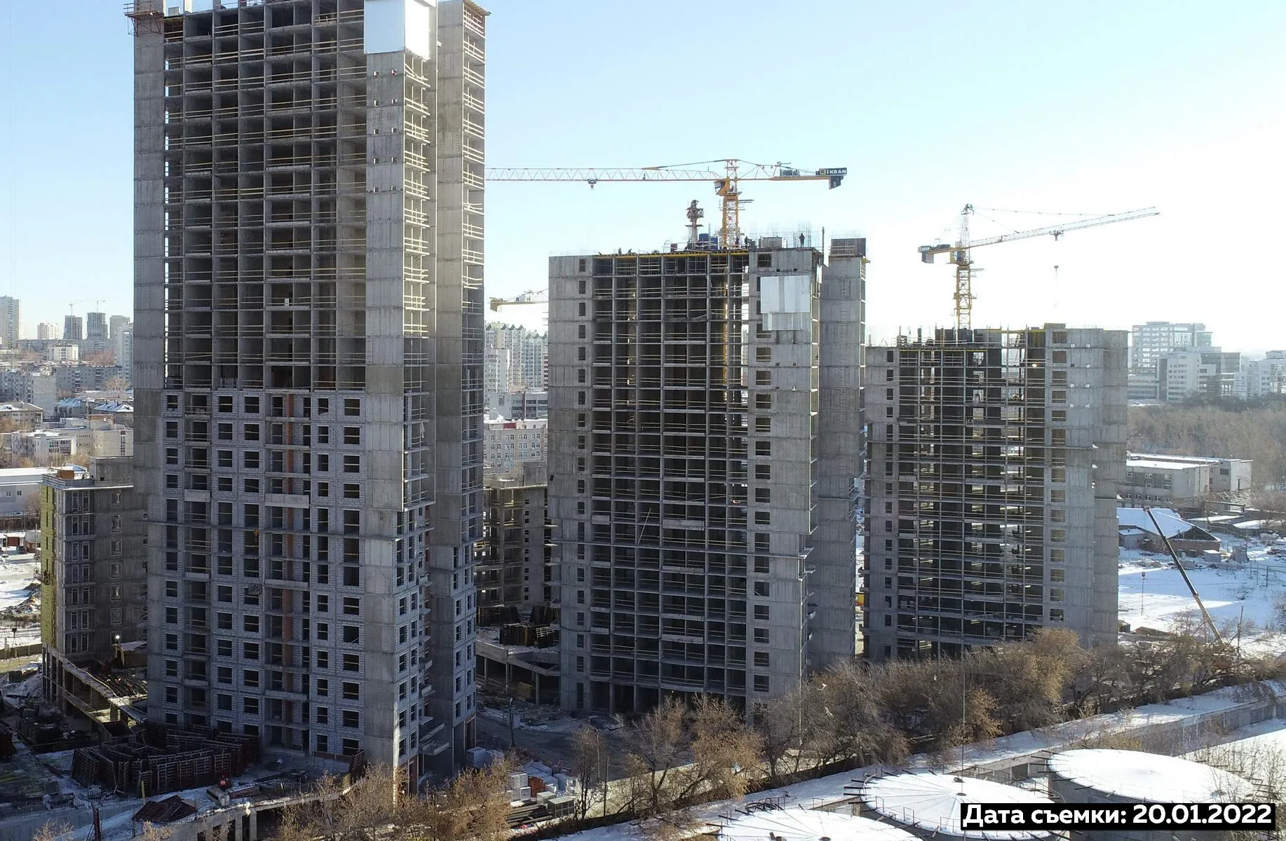 ЖК Екатерининский парк ход строительства