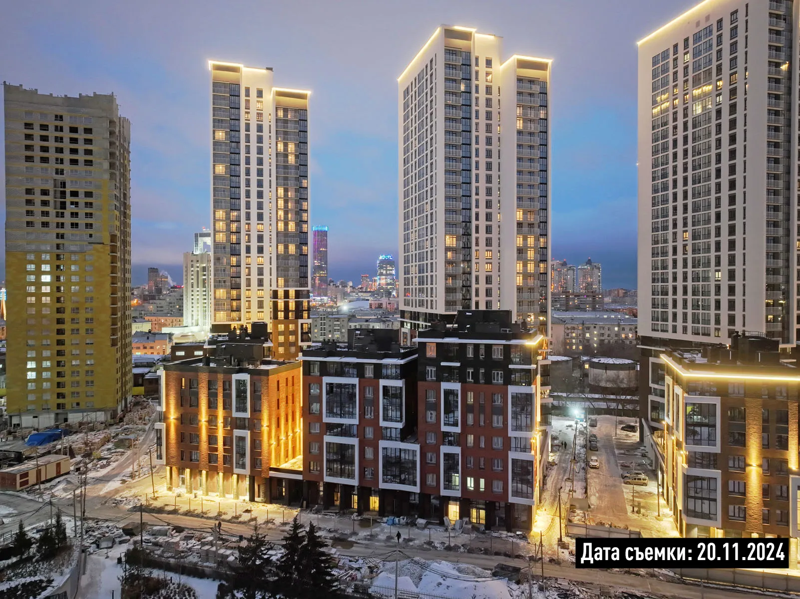 ЖК Екатерининский парк ход строительства