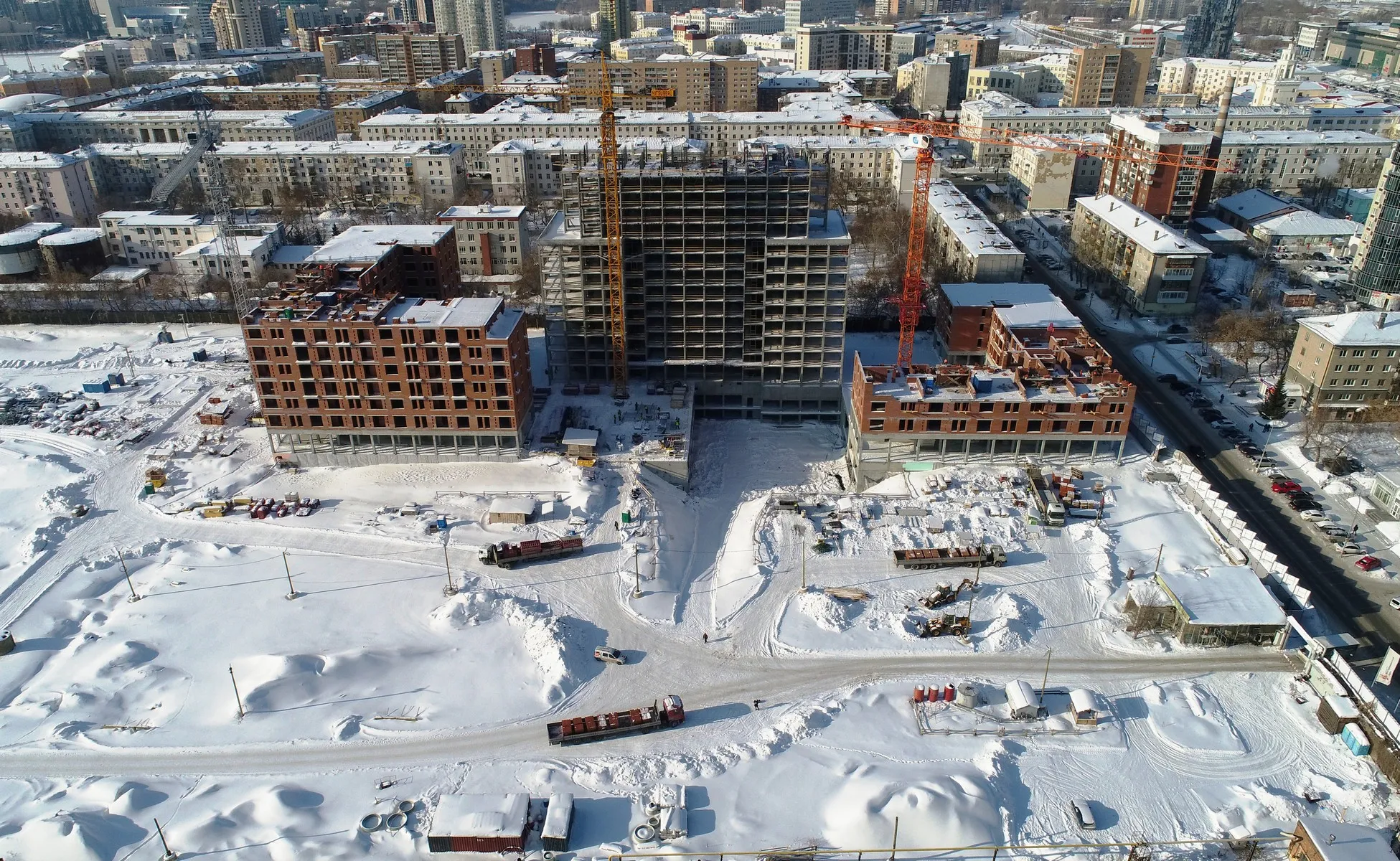 ЖК Екатерининский парк ход строительства