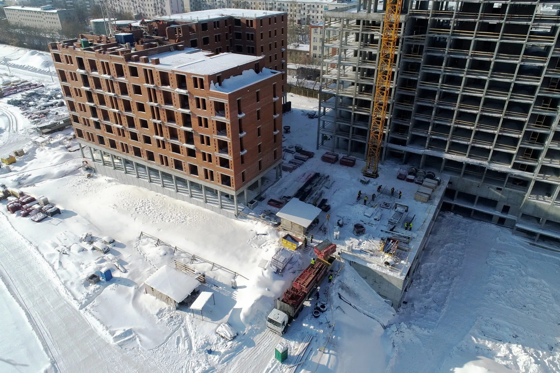 ЖК Екатерининский парк ход строительства