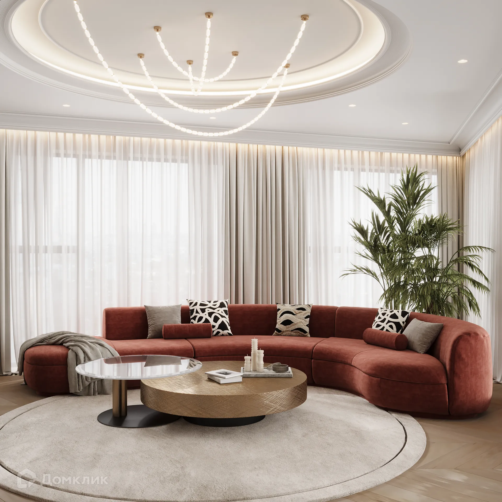 Планировка 2-комнатной квартиры 87.48 м² в ЖК Арт-кварталы, г. Рязань — фото 27