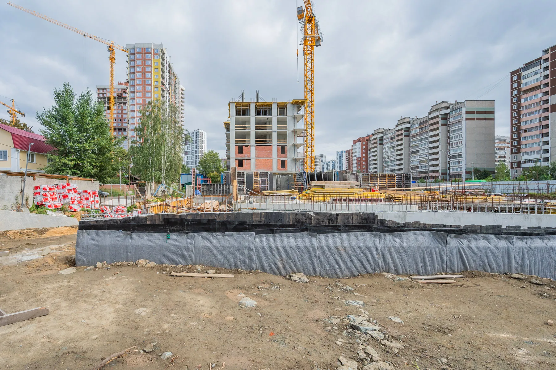 ЖК Семейный квартал "Дружный-2" ход строительства