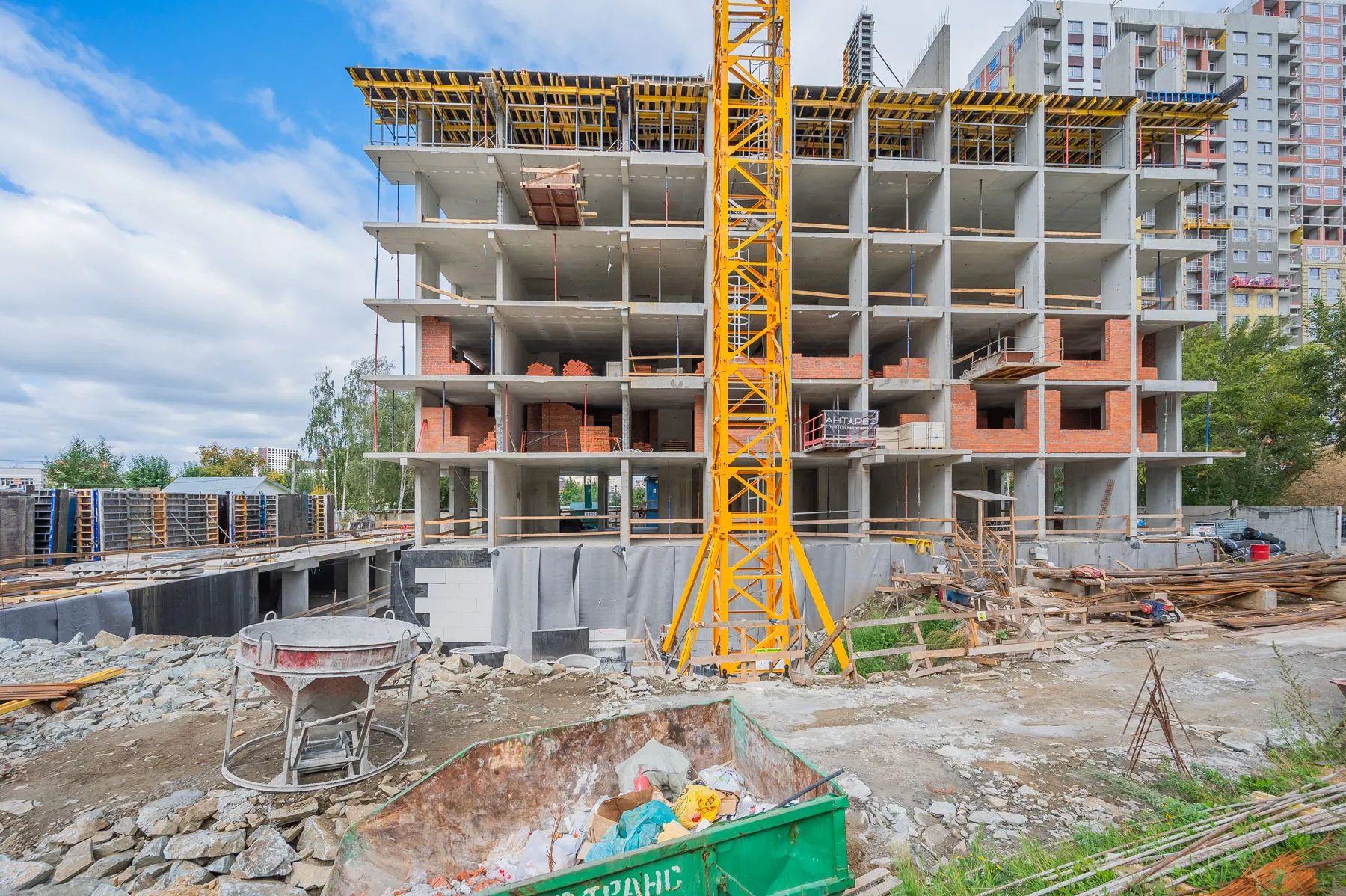 ЖК Семейный квартал "Дружный-2" ход строительства