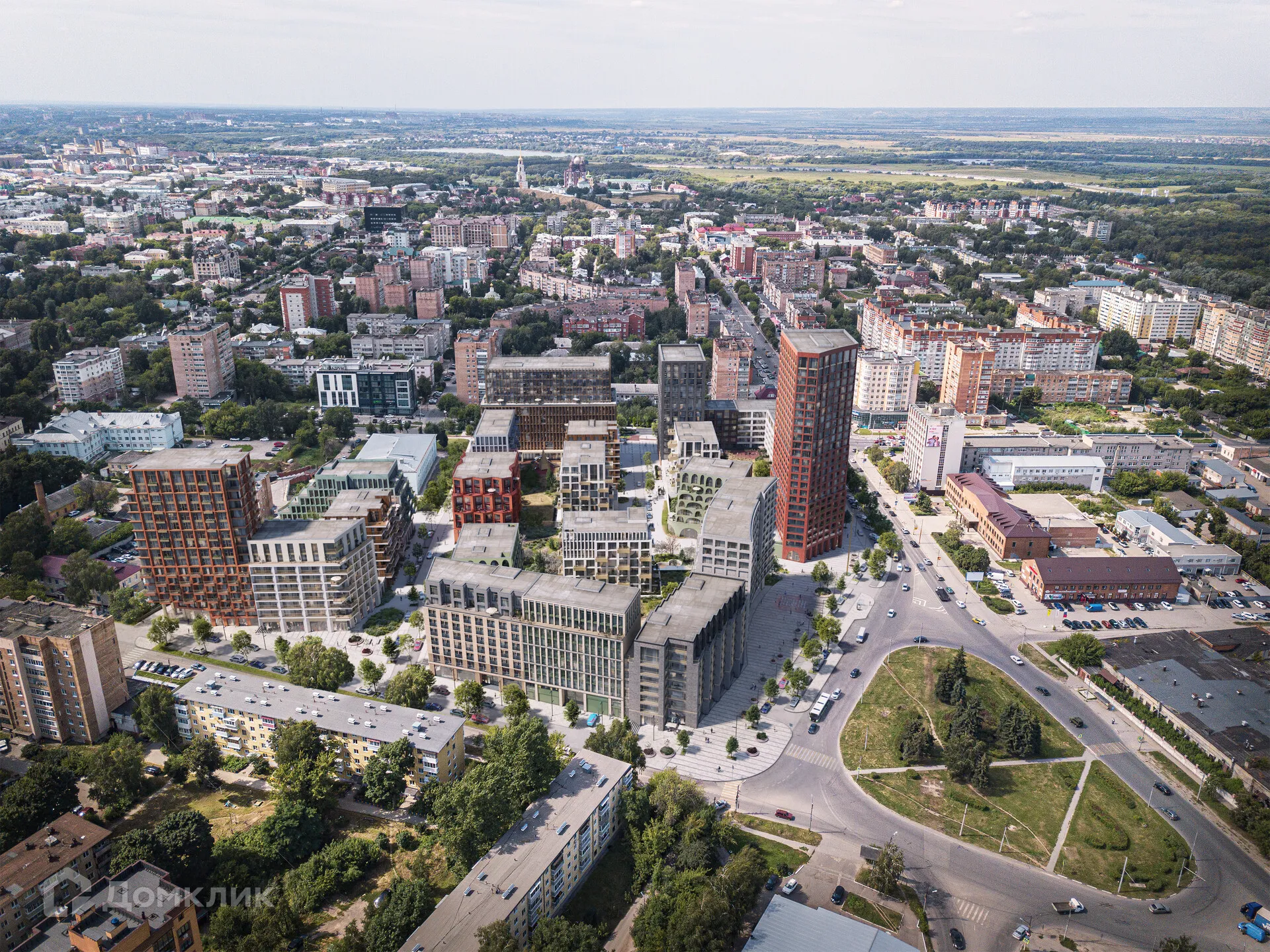 Планировка 3-комнатной квартиры 105.58 м² в ЖК Арт-кварталы, г. Рязань — фото 12