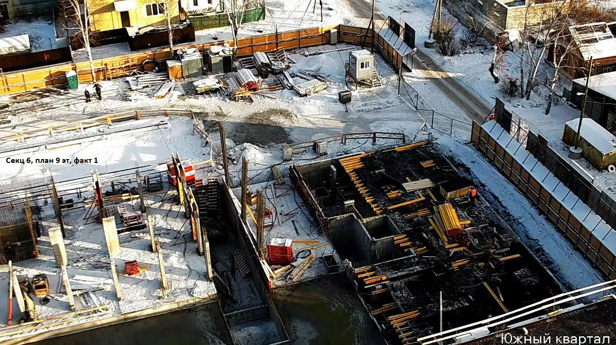 ЖК Южные кварталы ход строительства