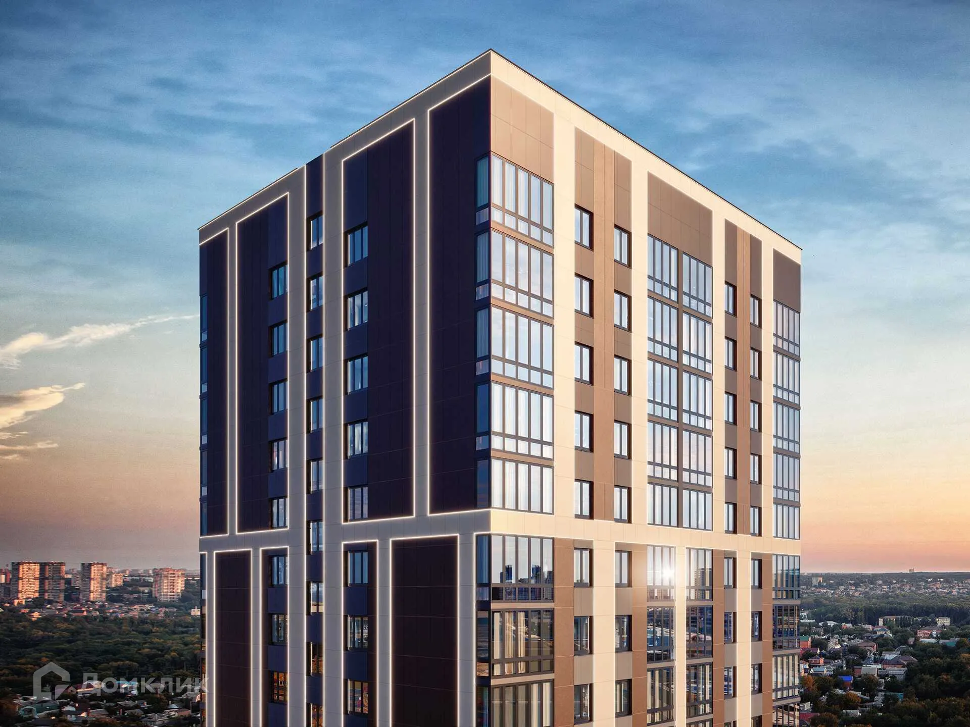 Планировка 2-комнатной квартиры 67.5 м² в ЖК Smartpolét (Смартполёт), г. Ростов-на-Дону — фото 8