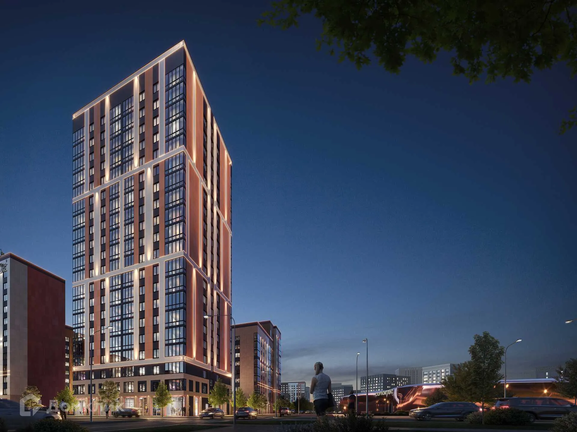 Планировка 2-комнатной квартиры 67.5 м² в ЖК Smartpolét (Смартполёт), г. Ростов-на-Дону — фото 9