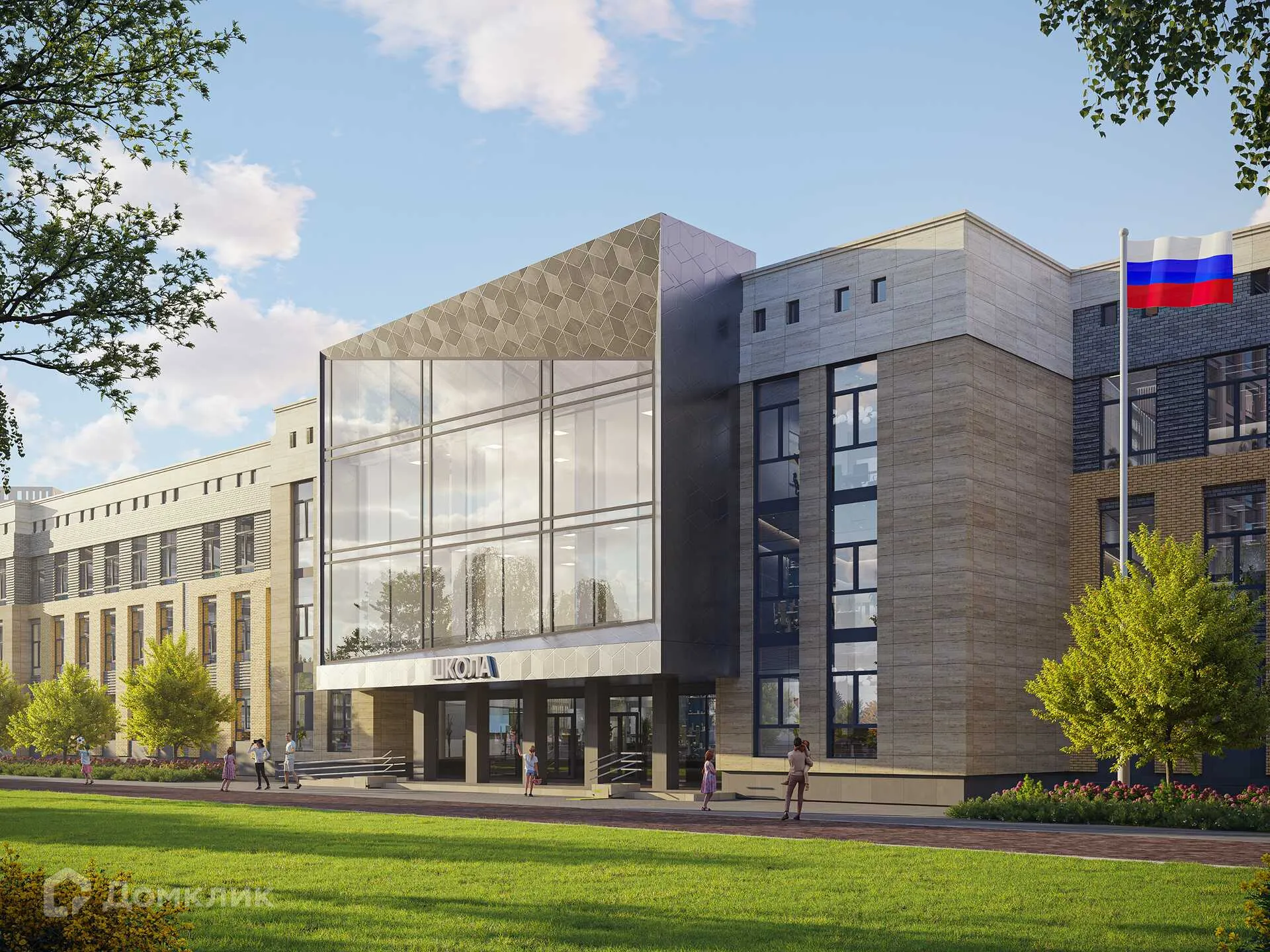 Планировка 1-комнатной квартиры 33.3 м² в ЖК Сияние Квартал на Шолохова, г. Ростов-на-Дону — фото 5